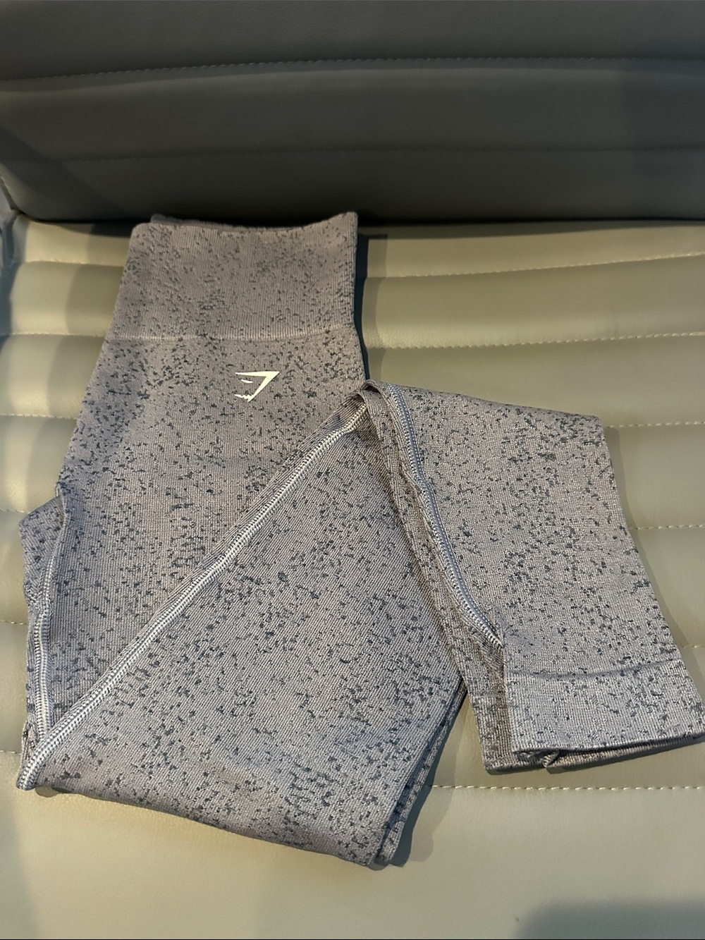 Gymshark Women’s Light Gray Speckled High-Waist Jeggings